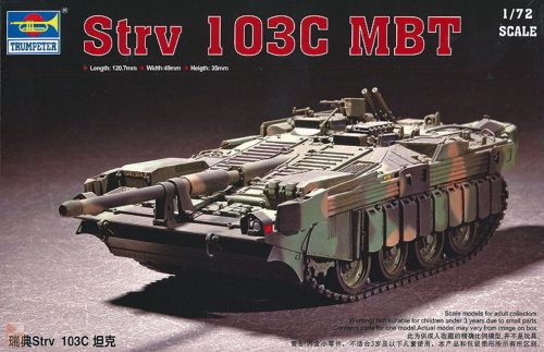 Trumpeter 1:72 Swedish Strv 103C MBT