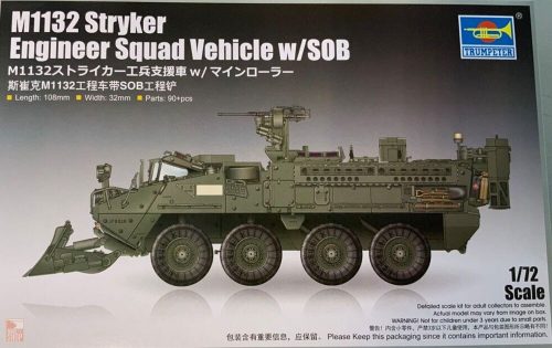 Trumpeter 1:72 M1132 Stryker Engineer Squad Vehicle w/SOB