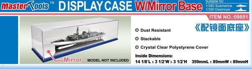 Master Tools  Display Case w/Mirror Base 359x89x89mm WxL