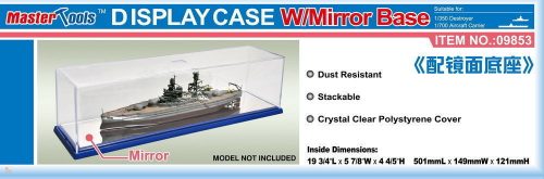 Master Tools  Display Case w/Mirror Base 501x149x121mm WxL