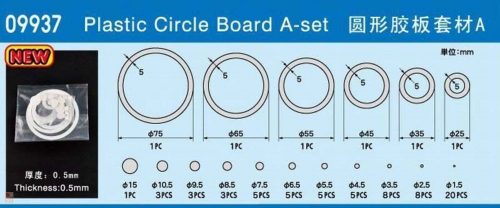 Master Tools  Plastic Circle Board A-set