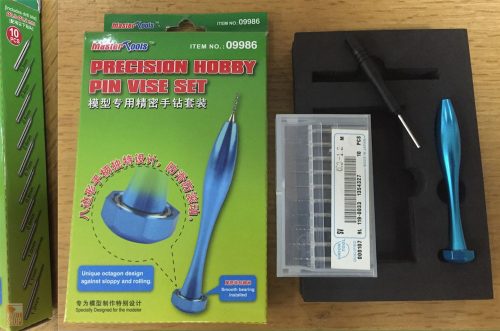 Master Tools  Precision Hobby Pin Vise Set(0.3-1.2mm)