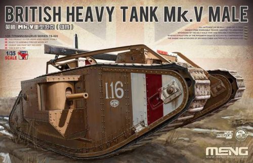 Meng Model 1:35 British Heavy Tank Mk. V Male