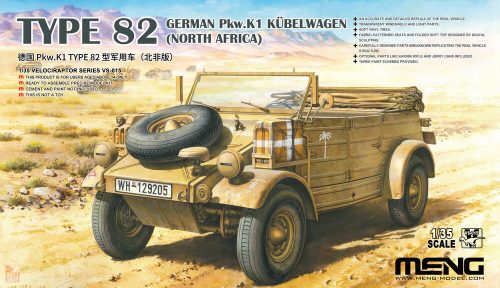 Meng Model 1:35 German Pkw.K1 Kübelwagen Type 82 (North Africa)