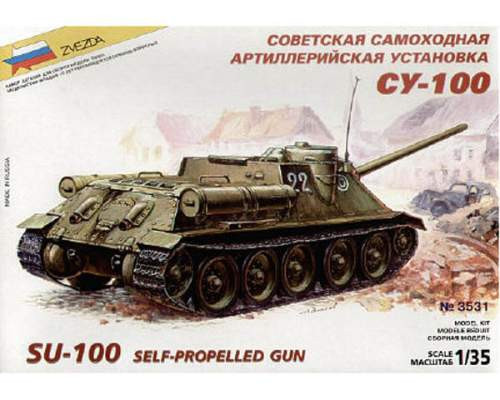 Zvezda 1:35 - SU-100 Soviet Self-propelled gun