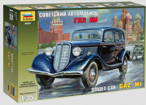 Zvezda 1:35 GAZ M1 Soviet Staff Car