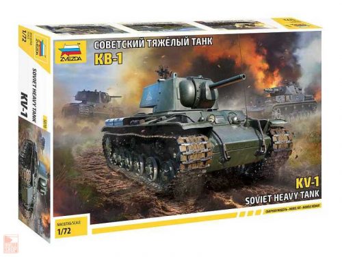 Zvezda 5070 1:72 Soviet Tank KV-1