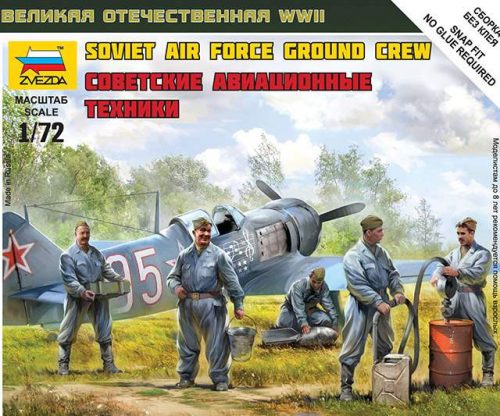 Zvezda 1:72 - Soviet Airforce Ground Crew