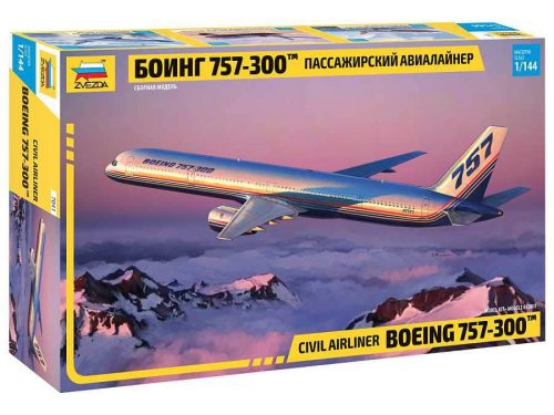 Zvezda 1:144 Passenger Airliner Boeing 757-300