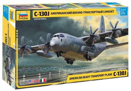 Zvezda 1:72 American military transport aircraft C-130J