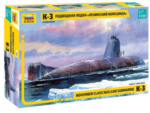 1:350 K-3 November Class Nuclear Submarine